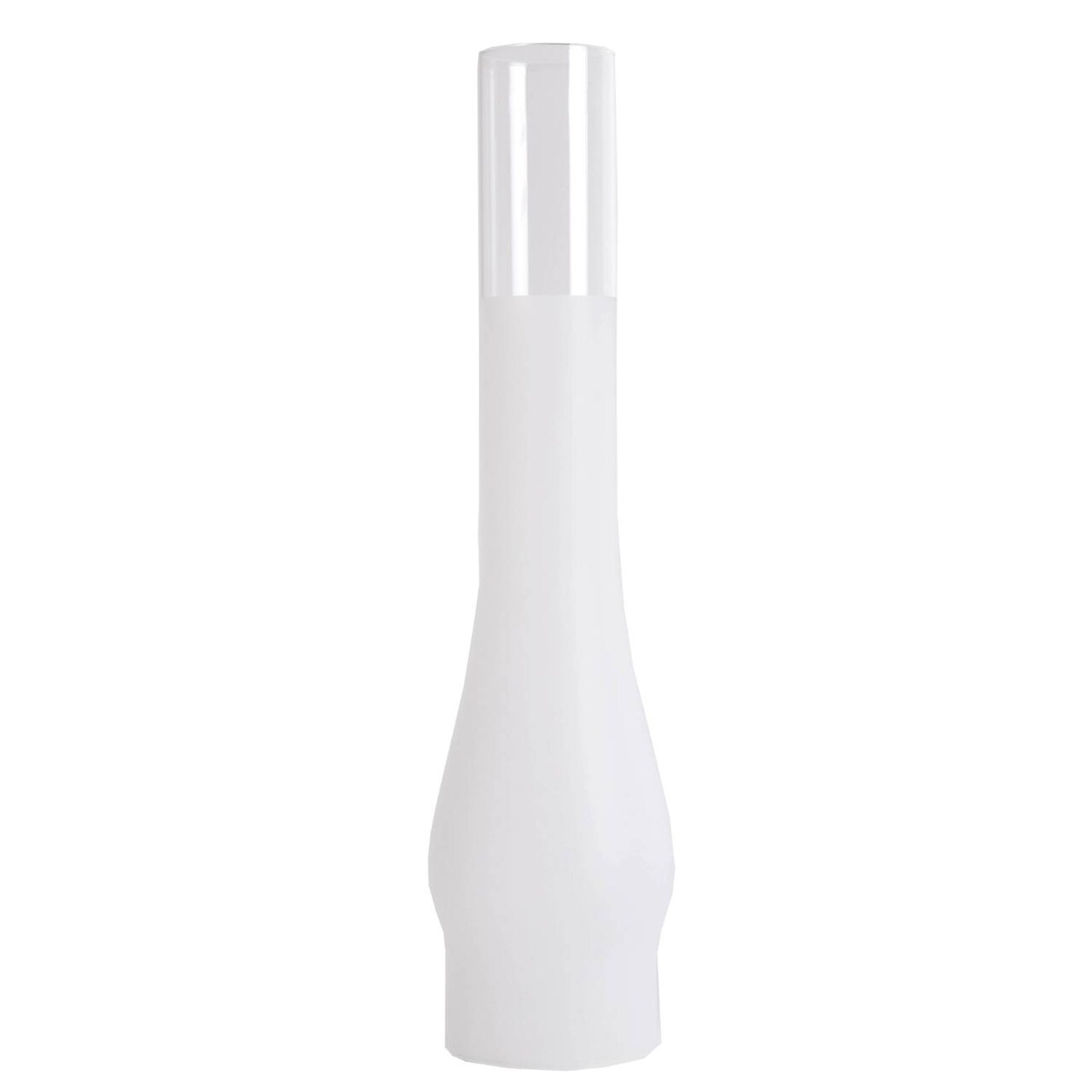 Frosted Glass Lamp Chimney, Replacement Hurricane Globe Measures 2 7/8 Inch Diameter Base x 14 Inches High for Oil or Kerosene Lanterns
